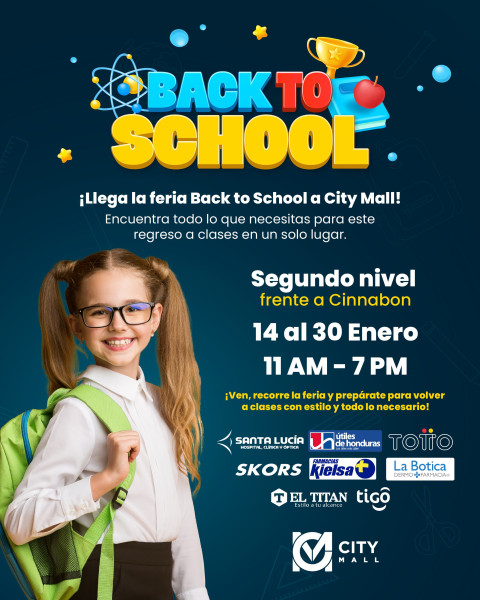 ✨ Back to School en City Mall ✨ en City Mall San Pedro Sula
