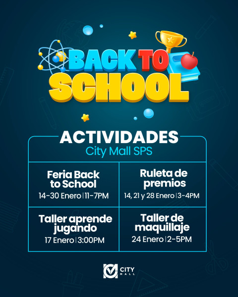 Feria Back to School en City Mall San Pedro Sula